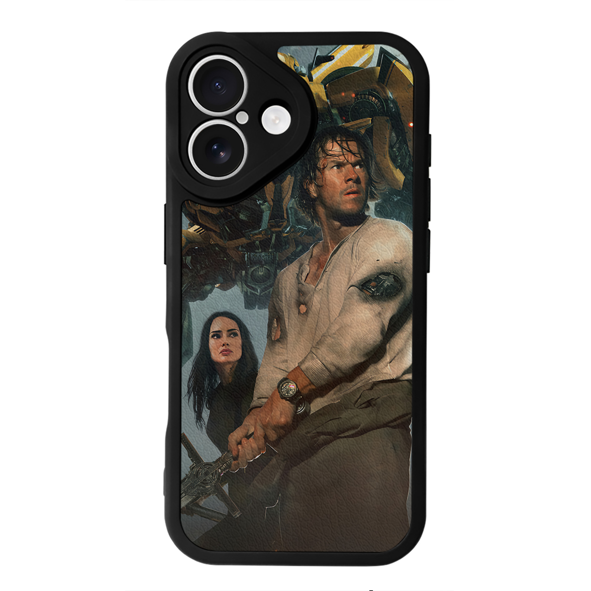（画像用） Transformers トランスフォーマー 【iPhone 16シリーズ対応】シリコンスマホケース（レザー調） 材質：シリコン